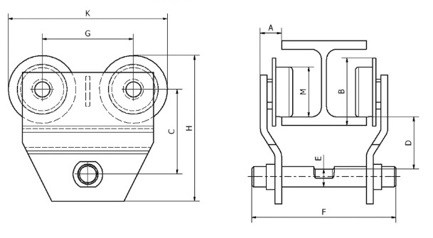 Schema- Chariot manuel a pousser serie 18-16